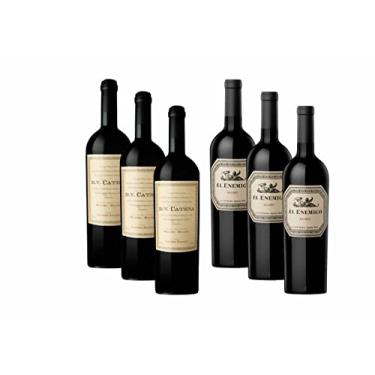 Imagem de COMBO 6 Vinhos - 3 DV Catena Malbec Malbec + 3 El Enemigo Malbec