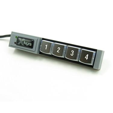 Imagem de X-Keys Teclado programável USB XK-4 Stick para controle KVM