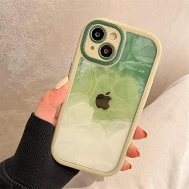 Imagem de Capa de telefone de geometria de pintura a óleo em aquarela para iPhone 13 12 11 Pro Max XR XS Max Soft Shockproof Bumper Clear Back Cover, T3, para iPhone XR