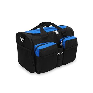Imagem de Everest Bolsa de ginástica com bolso molhado, Azul royal, One Size, Bolsa de ginástica com bolso molhado