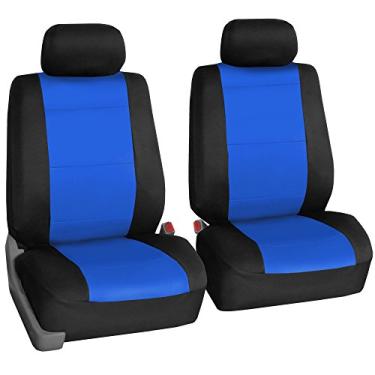 Imagem de FH Group FB083BLUE102 Capa de assento de neoprene azul para meio ambiente compatível com airbag