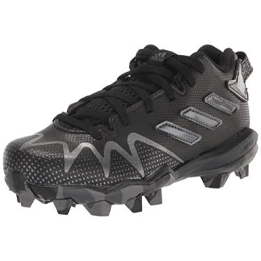 Imagem de adidas Tênis de futebol unissex Freak Spark Md-Team, Preto/Noite Metálico/Preto, 2.5 Little Kid