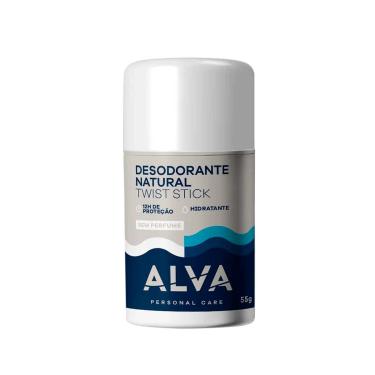 Imagem de Desodorante Natural Alva Twist Stick Sem Perfume 55g 55g