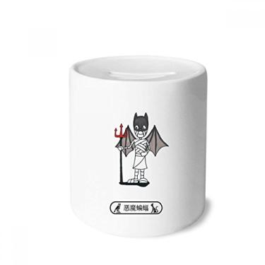 Imagem de DIYthinker Múmia Halloween Devil Morus Caixa Dinheiro Caixa Cerâmica Porta-Moedas Presente Porquinho