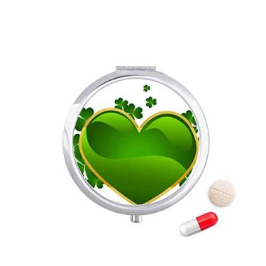 Imagem de Clover Heart Ireland St.Patrick's Day Caixa de armazenamento de remédios