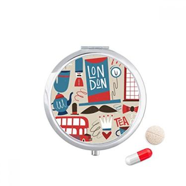 Imagem de Big Ben — Caixa de armazenamento de remédios com bandeira da Inglaterra