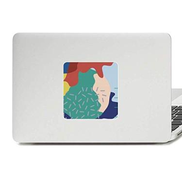 Imagem de Adesivo colorido abstrato de plantas arte decalque vinil paster laptop decoração PC