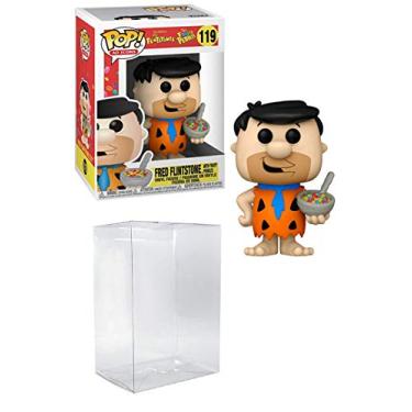 Imagem de Boneco de vinil Pebbles Pop #119 com ícones de anúncios frutados e seixos frutados (inclui caixa protetora Ecotek Pop)