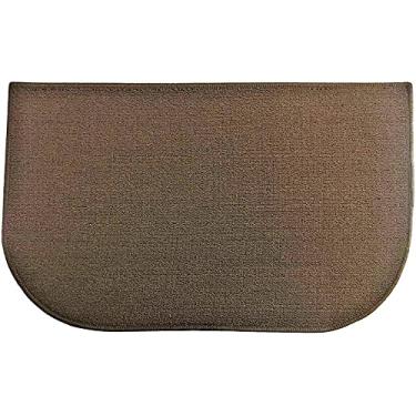 Imagem de Tapete antiderrapante para casa, cozinha, chão, tapete confortável em pé, tapete de entrada, 43 x 71 cm, Marrom, 17" by 28"