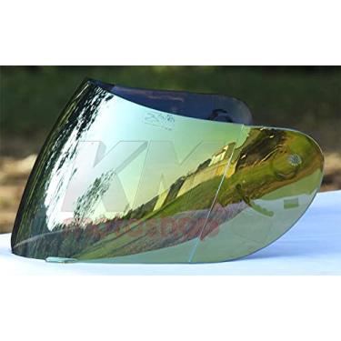 Imagem de Viseira Gdr Black Blade/Nasa Sh-821-811/ Subzero Dourada Alta Qualidade Importada