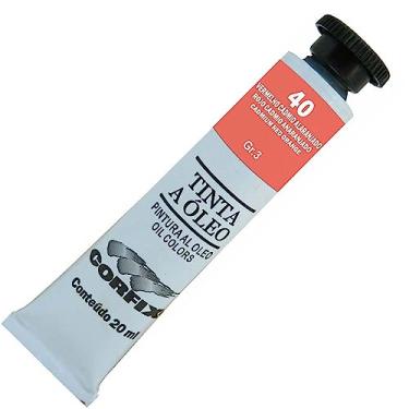 Imagem de Tinta Óleo Corfix 20 ml 040 - Vermelho Cádmio Alaranjado