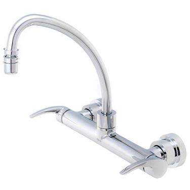 Imagem de Misturador de Parede para Cozinha Fast Deca Cromado