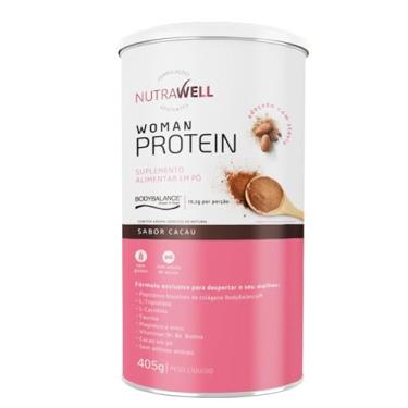 Imagem de Woman Protein Proteína Colágeno Sabor Cacau 405g - Nutrawell