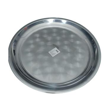 Imagem de Bandeja Redonda Inox 35Cm Placa Antideslizante