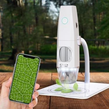 Imagem de MicroscóPio EletrôNico Adulto, MicroscóPio Digital, 2 MilhõEs De Pixels, AmpliaçãO De 1000X, Luz De ObservaçãO Conduzida, Suporte AjustáVel, Capaz De Tirar Fotos, ObservaçãO Da Pele
