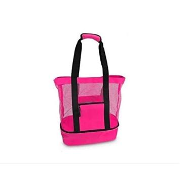 Imagem de Bolsa Praia C/Compartimento Térmico Praia e Piscina (Rosa)
