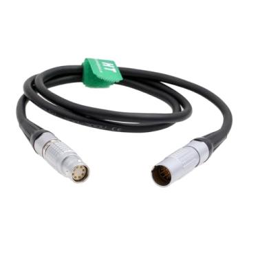 Imagem de HangTon Extensão de cabo de alimentação 24V para ARRI Alexa 35, Alexa Mini LF, Alexa Mini, Amira Camera 8 pinos fêmea para 8 pinos macho 2M