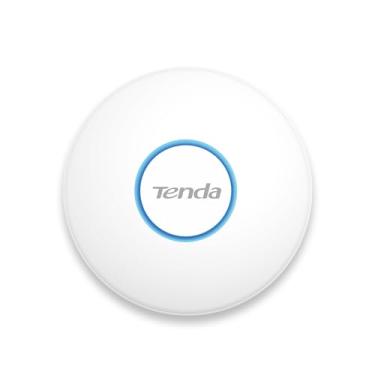 Imagem de Tenda Ponto de acesso de teto i27 AX3000 Wi-Fi 6, banda dupla 2976 Mbps, OFDMA e MU-MIMO, segurança WPA3, suporta 254 clientes, alimentado por PoE, baixa latência, ideal para escritórios e hotéis