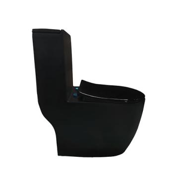 Imagem de Vaso Sanitario Monobloco Caixa Acoplada Budapeste Preto