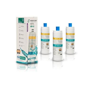 Imagem de Kit 3 Refil Hidrofiltros Compat Purificador Ibbl Frq600 C+3