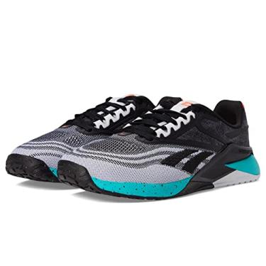 Imagem de Reebok Tênis feminino Nano X2 Cross Trainer, Branco/preto/cinza puro, 8.5