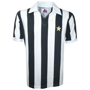 Imagem de Camisa Liga Retrô Juventus 1976 Preto Branco