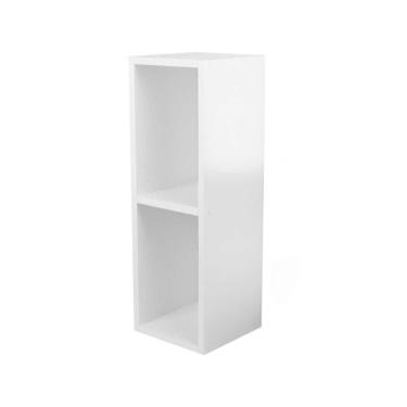 Imagem de Mesa De Cabeceira Branca Cama Solteiro Quarto Sala Diamante 20cm