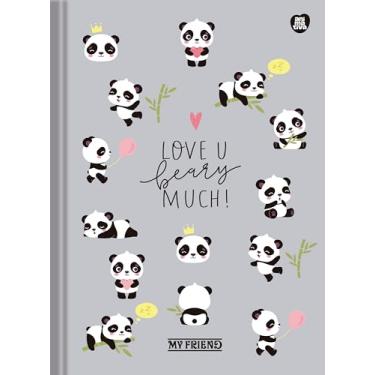 Imagem de Caderno Brochura Animativa, Capa Dura, My Friend, 48 Folhas, Pacote com 10