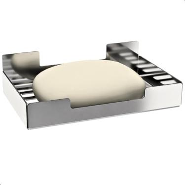 Imagem de UNIDAS STORE, Porta Sabonete Saboneteira Com Adesivo Inox U.ELG