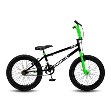 Imagem de Bicicleta Masculina Infantil Aro 20 BMX PRO X S1,Preto Verde