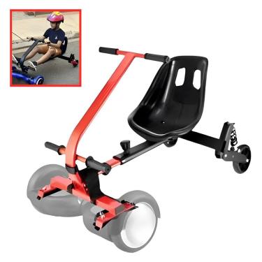 Imagem de Carrinho Assento Hoverkart com Guidão para Overboard 6.5´´ 8´´ 10´´ Preto Importway BW-307