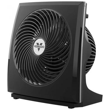 Imagem de Ventilador de Mesa e Circulador de Ar com Cabeça Giratória de 90, 110V 48W, Vornado 573T, Preto