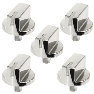 Imagem de Conjunto de manípulo de controle de alcance do forno a gás AEZ73293801 atualizado compatível com acessórios LG Burner Peças de reposição AP5594929, 2025031, AH3639420 (5PCS)