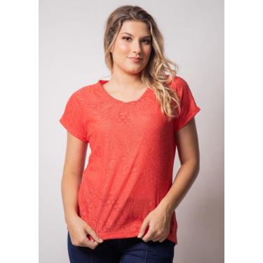 Imagem de Blusa Pau A Pique Renda Coral