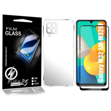 Imagem de Película Vidro 3D + Capa COM BORDA Galaxy M32 M325 6.4 - Cell In Power