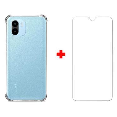 Imagem de Capa Anti Shock Impacto + Pelicula Vidro Para Redmi A2+ Plus - Mustang
