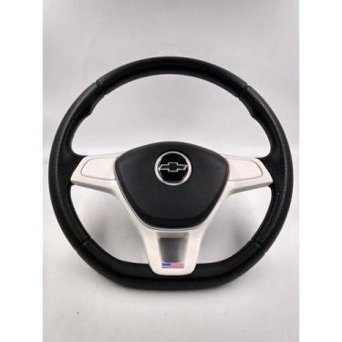 Imagem de Volante Branco Corsa Wind Classic Celta Gm C/ Cubo - Chevrolet