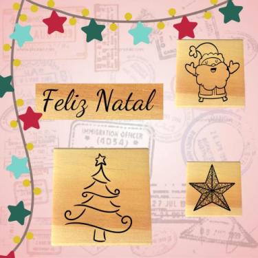 Imagem de Carimbo de Natal - Kit com 4 carimbos - Carimbaria da pri