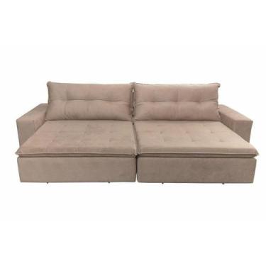 Imagem de Sofá Oklahoma 2,22 metros Retrátil e Reclinavel Com Molas e Pillow no 