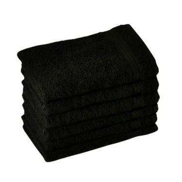 Imagem de Kit 10 Toalhas de Rosto 130g Hotel Salão Profissional 350g/m² - LMpete