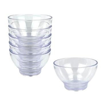 Imagem de Kit 6 Bowl Tigela Multiuso Pequeno De PS Cristal 150ml - Keita, K30