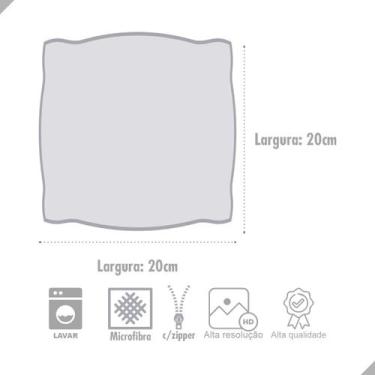 Imagem de Almofada com Enchimento O Poderoso Paizão Fundo Preto - 20x20cm - Core