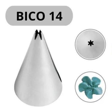 Imagem de Bico para confeitar aço inox wilton - pitanga aberta * tamanhos variad