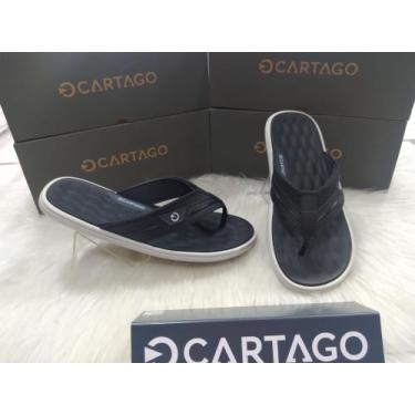 Imagem de Sandália Cartago Malta VI Dedo12496, Cinza, Preto, 43/44