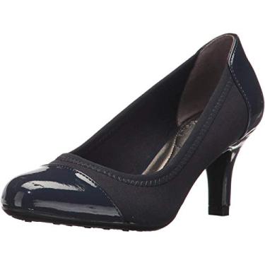 Imagem de LifeStride Sapato feminino Parigi Stretch, Azul marino, 7 Wide