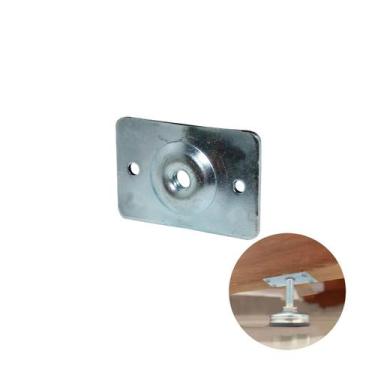 Imagem de Chapa de Fixação de 3/8 Pol Para Sapata Ou Pé Nivelador Mk, Fixação, A