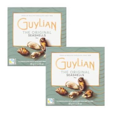 Imagem de Kit c/ 2 Caixas de Chocolate Belga Guylian Bombom Pralinê Original Cai