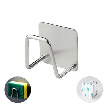 Imagem de Porta Esponja de Pia Inox Com Adesivo - Pen Tech