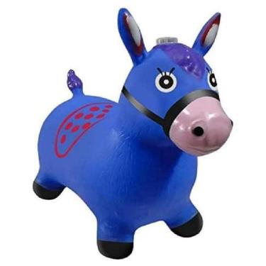 Imagem de Cavalinho Upa Upa Grande Pula Pula Musical Borracha Resistente Infláve