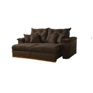 Imagem de Sofá Gran Plus Com Molas Ensacadas 4 Lugares Retrátil e Reclinável 230